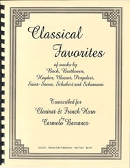 cover Classical Favorites Clarinet and French Horn Duet cover